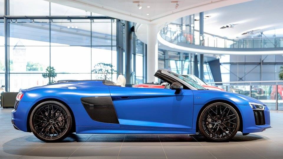 Audi R8 V10 mui trần màu độc ở Đức ảnh 8 Audi R8 V10 mui tran mau doc o Duc anh 8