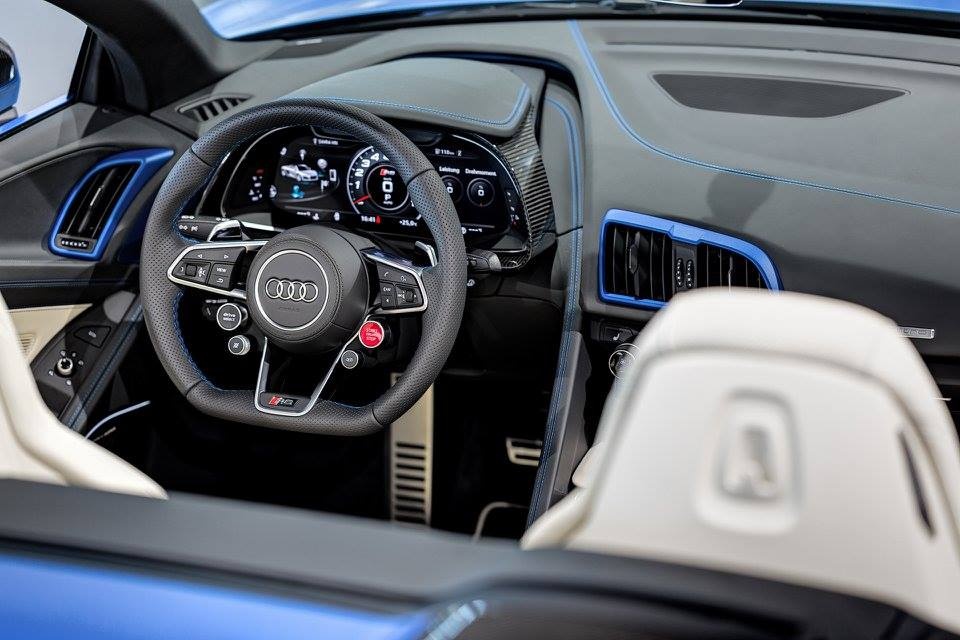 Audi R8 V10 mui trần màu độc ở Đức ảnh 5 Audi R8 V10 mui tran mau doc o Duc anh 5