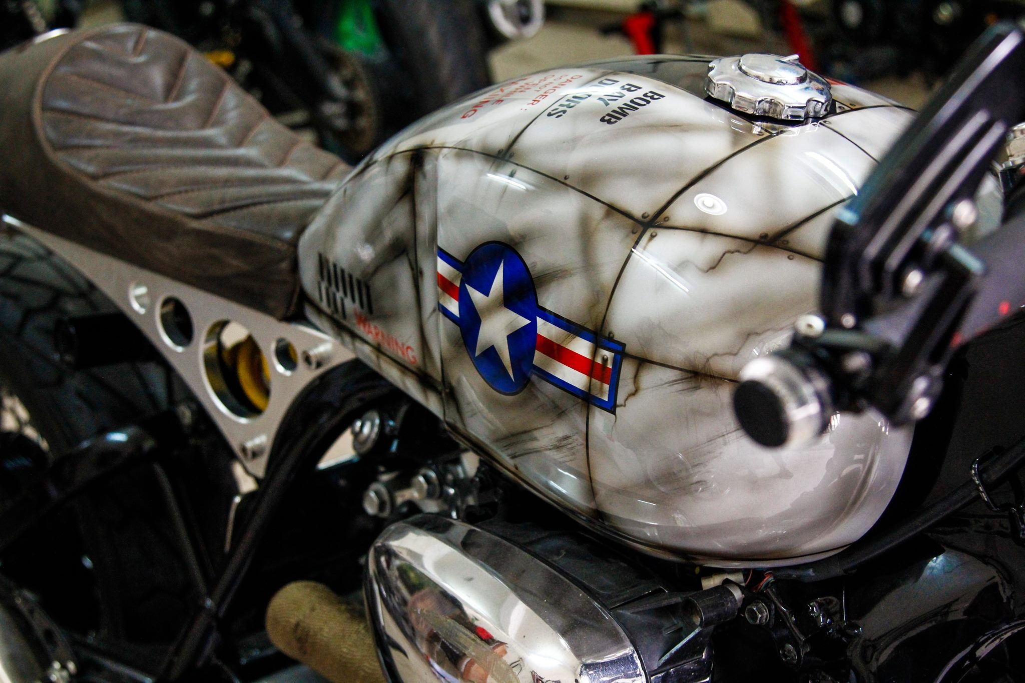 Yamaha XV750 độ cafe racer ở Sài Gòn ảnh 2 Yamaha XV750 do cafe racer o Sai Gon anh 2