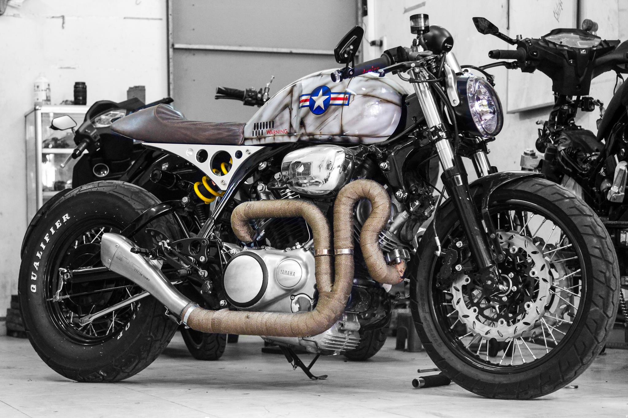 Yamaha XV750 độ cafe racer ở Sài Gòn ảnh 5 Yamaha XV750 do cafe racer o Sai Gon anh 5