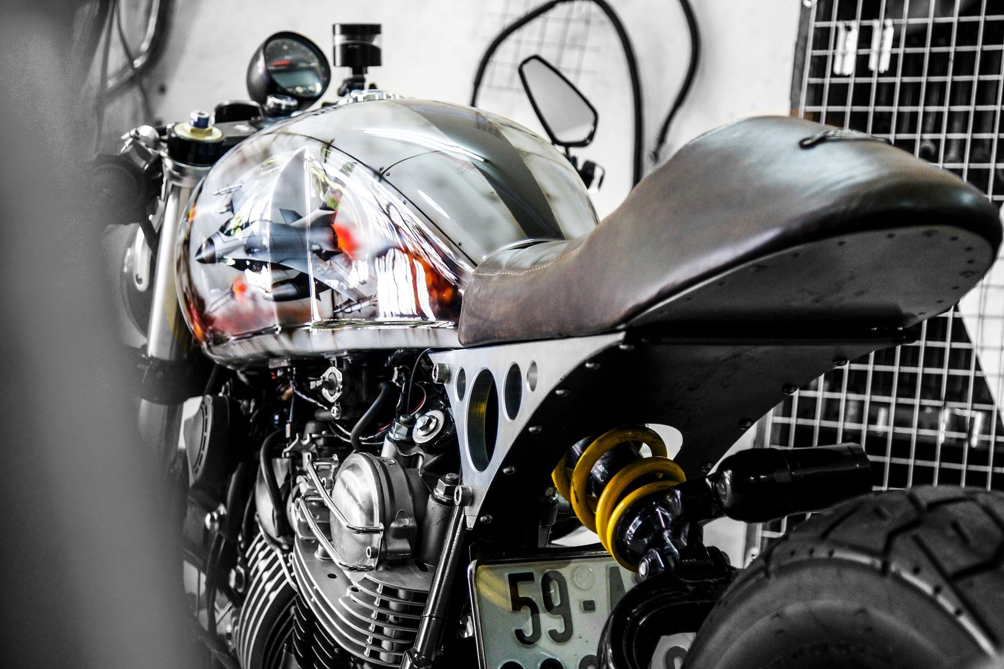 Yamaha XV750 độ cafe racer ở Sài Gòn ảnh 4 Yamaha XV750 do cafe racer o Sai Gon anh 4