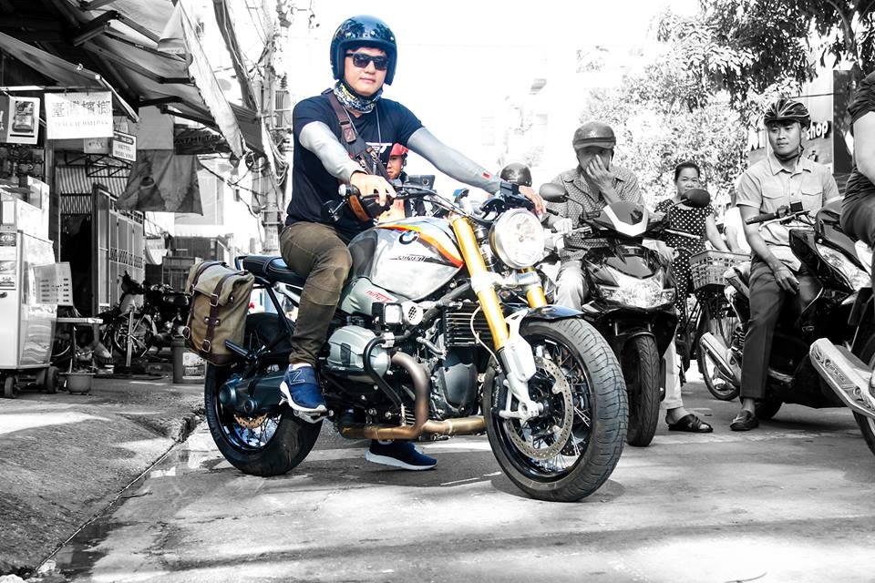 BMW R nineT do cua biker Sai Gon anh 1