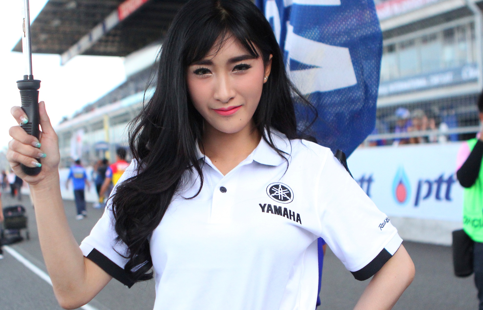 Nguoi dep o giai dua moto chau A anh 3