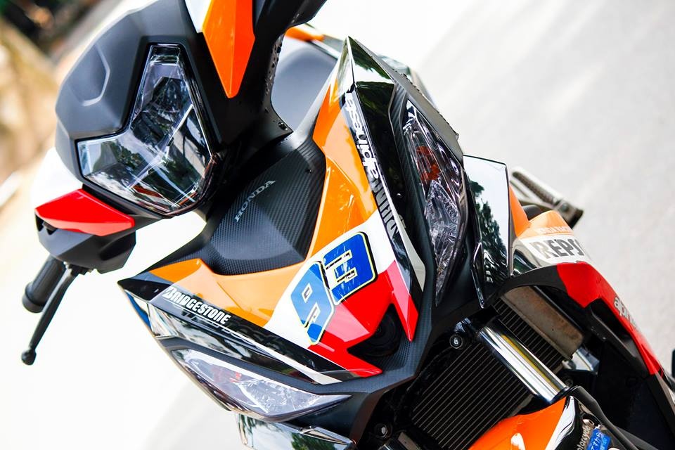 Honda Winner 150 sơn tem đấu ở Đồng Nai ảnh 4 Honda Winner 150 son tem dau o Dong Nai anh 4