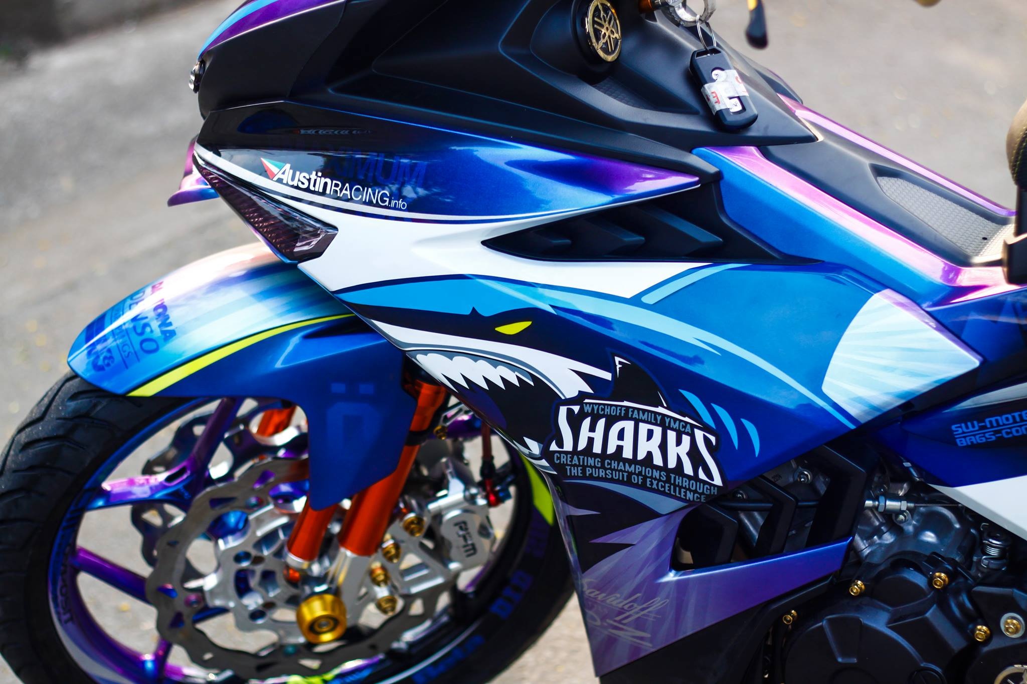 Exciter 150 do o Tra Vinh anh 3