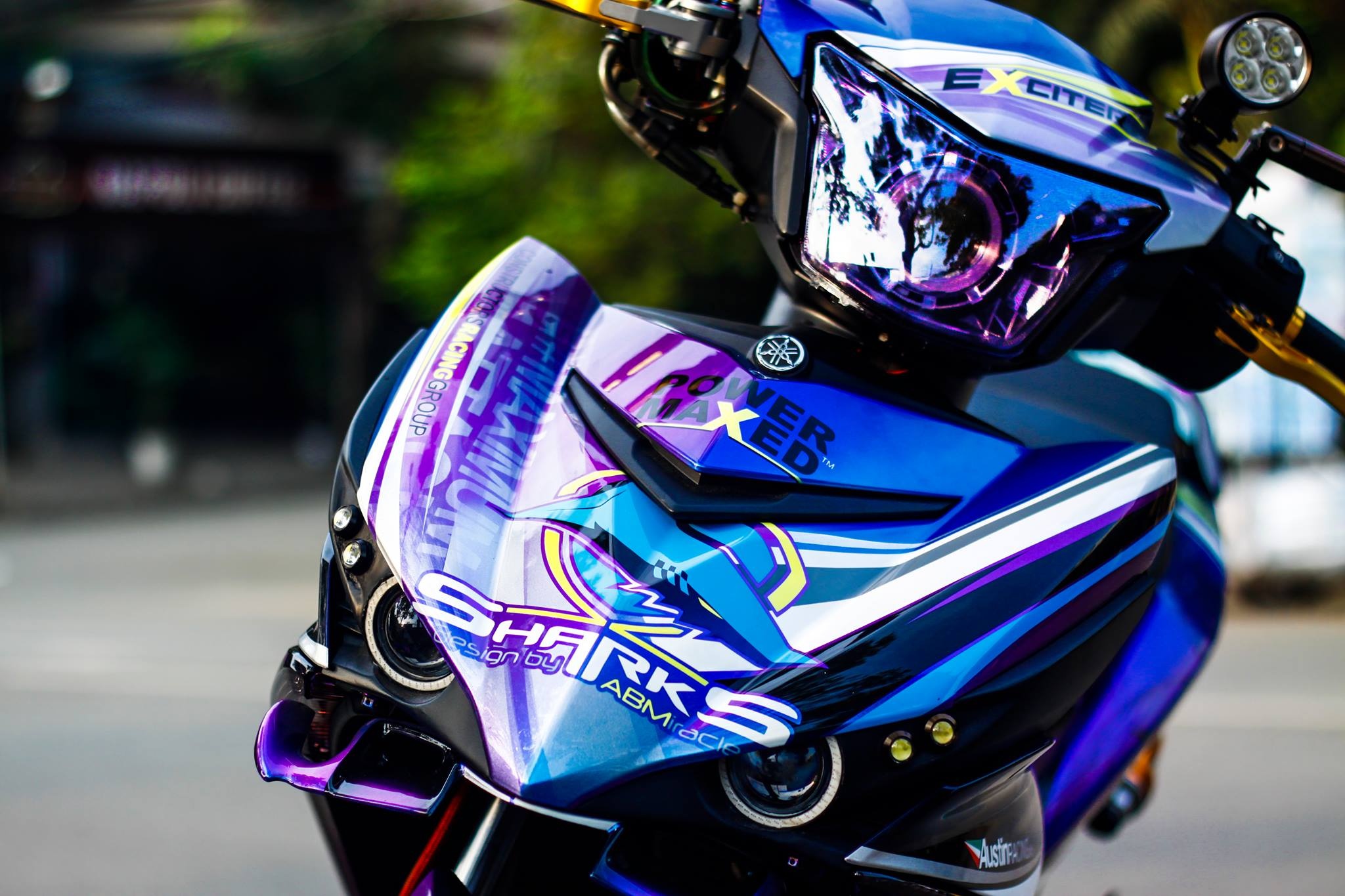 Exciter 150 do o Tra Vinh anh 2