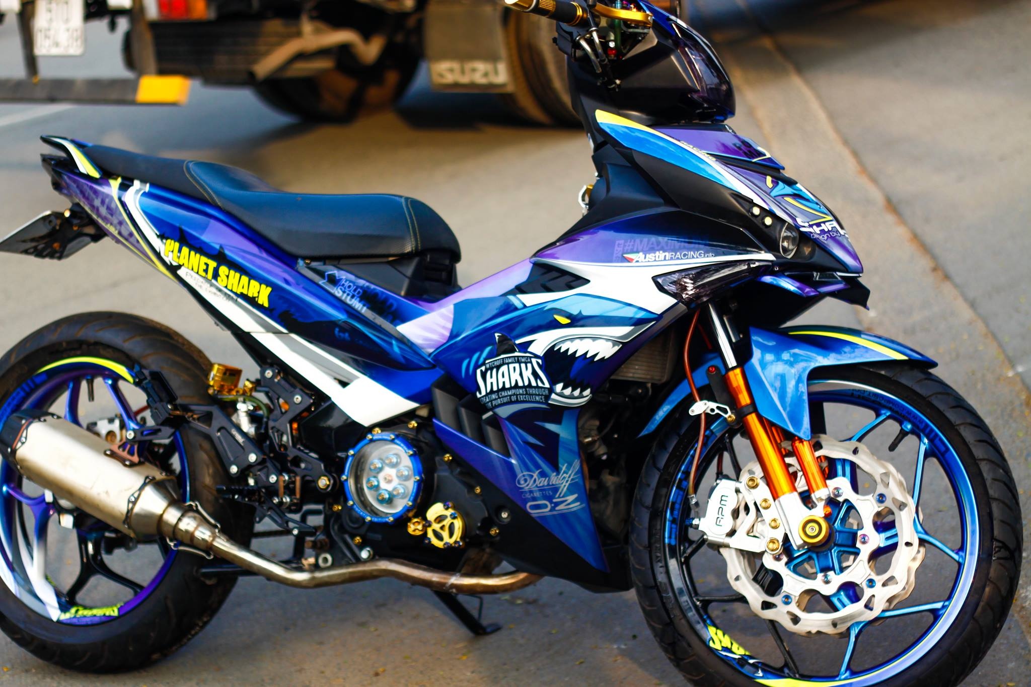 Exciter 150 do o Tra Vinh anh 4