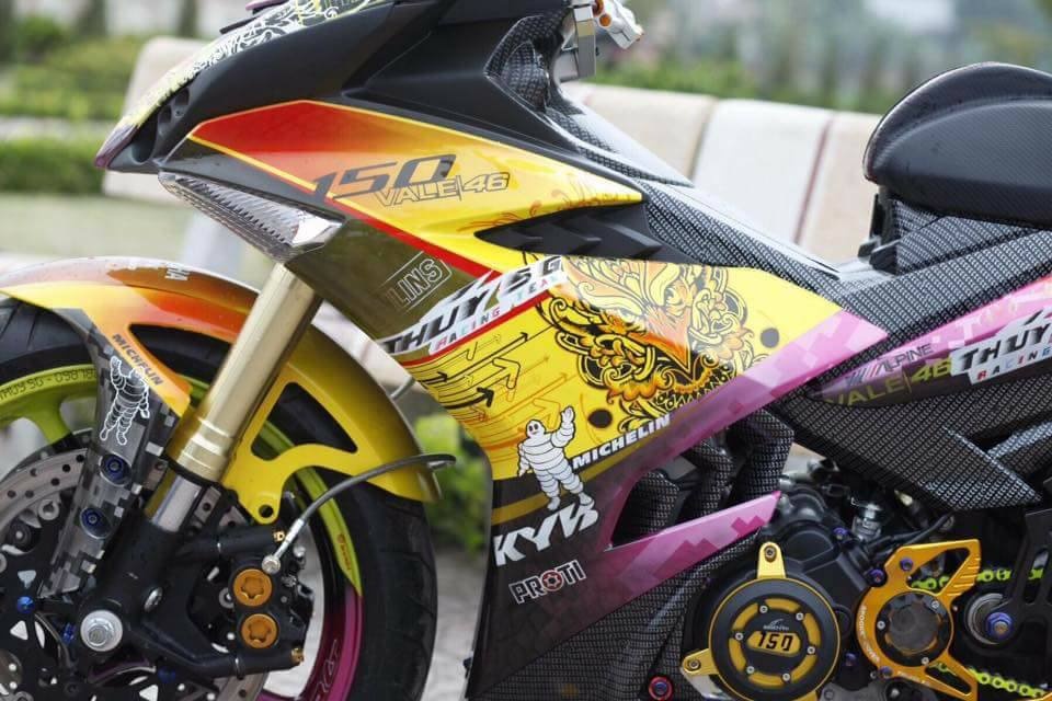 Exciter 150 do o Thai Nguyen anh 3