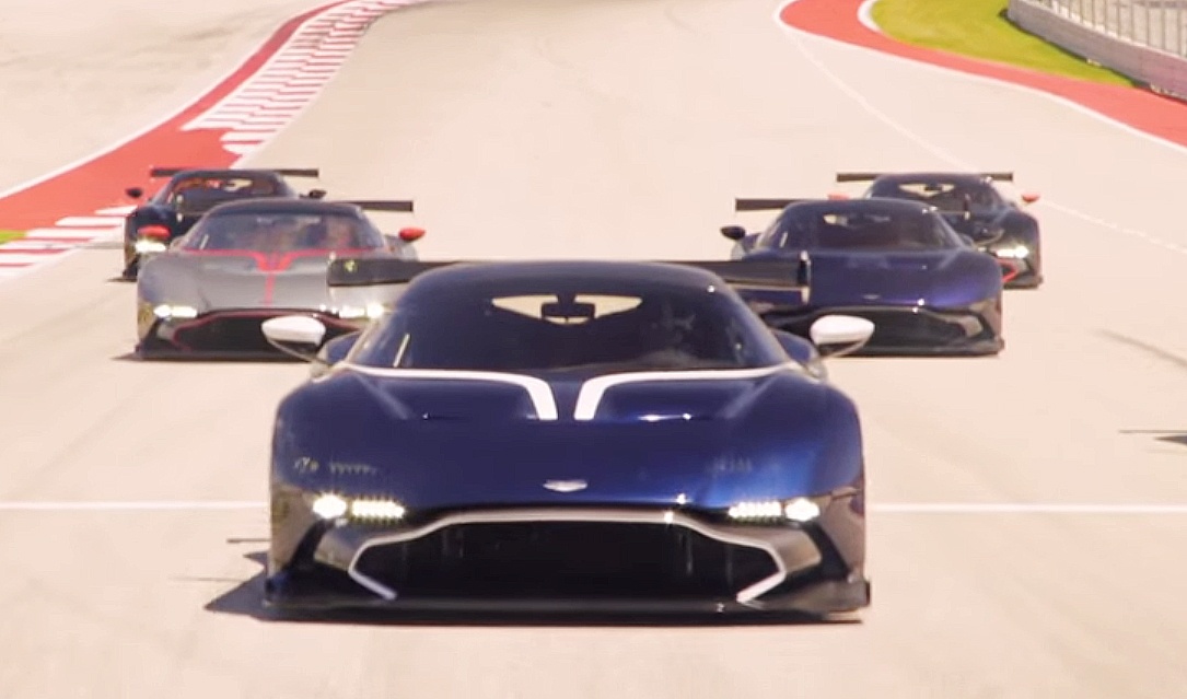 Dan Aston Martin Vulcan thu toc do o truong dua F1 hinh anh