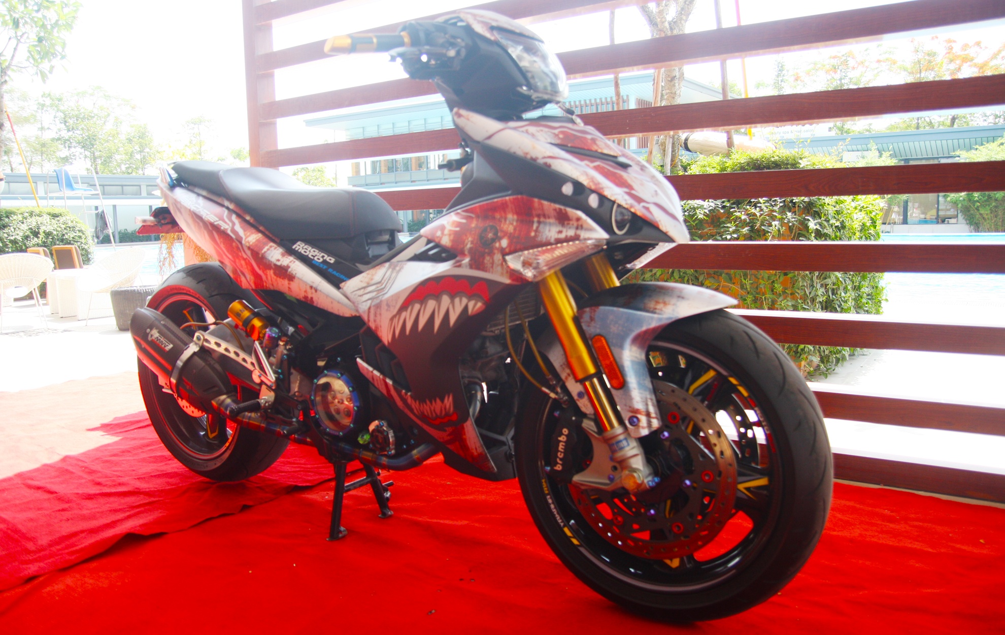 Exciter 150 do cua dan choi Sai Gon anh 1