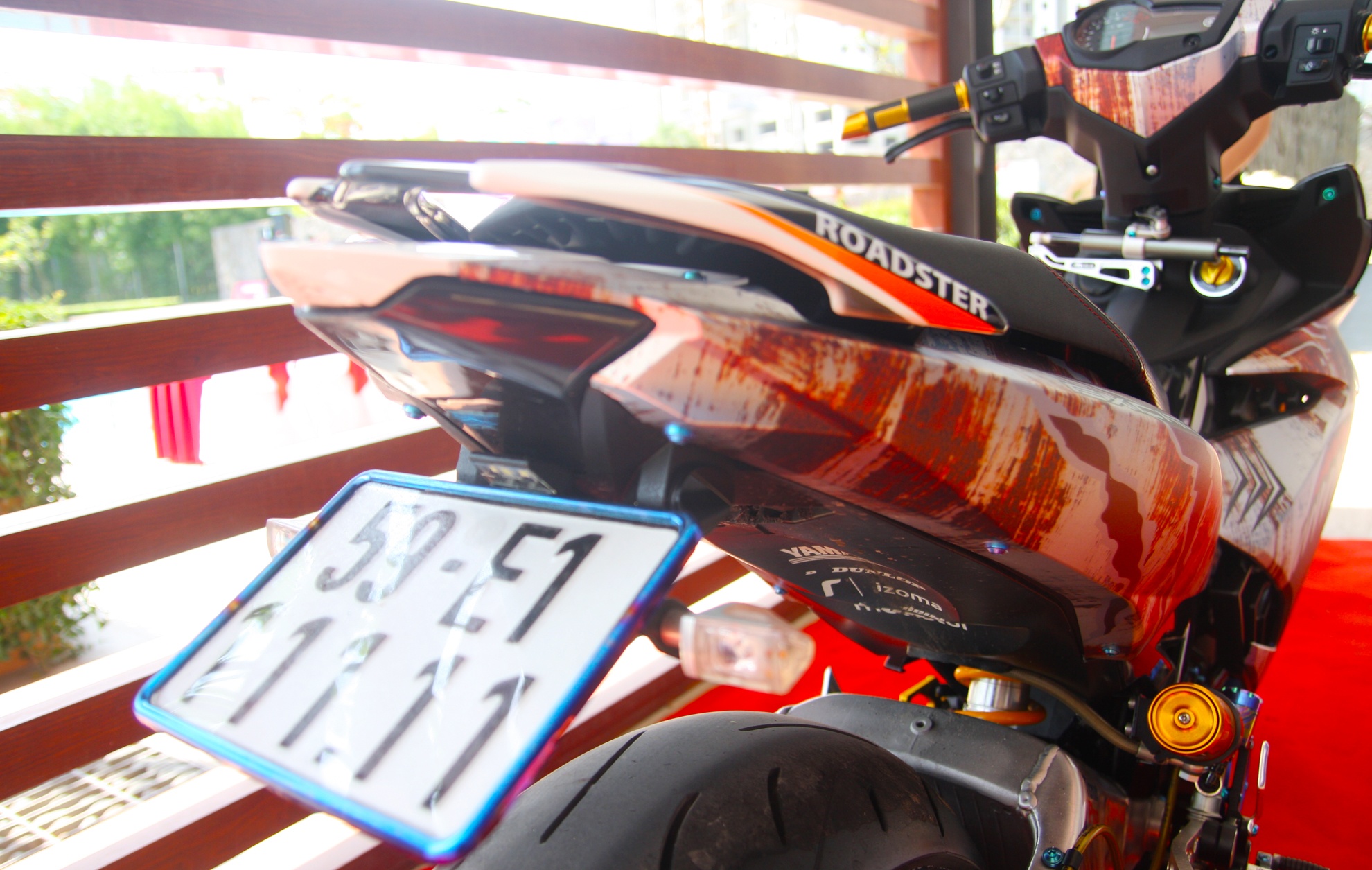 Exciter 150 do cua dan choi Sai Gon anh 2