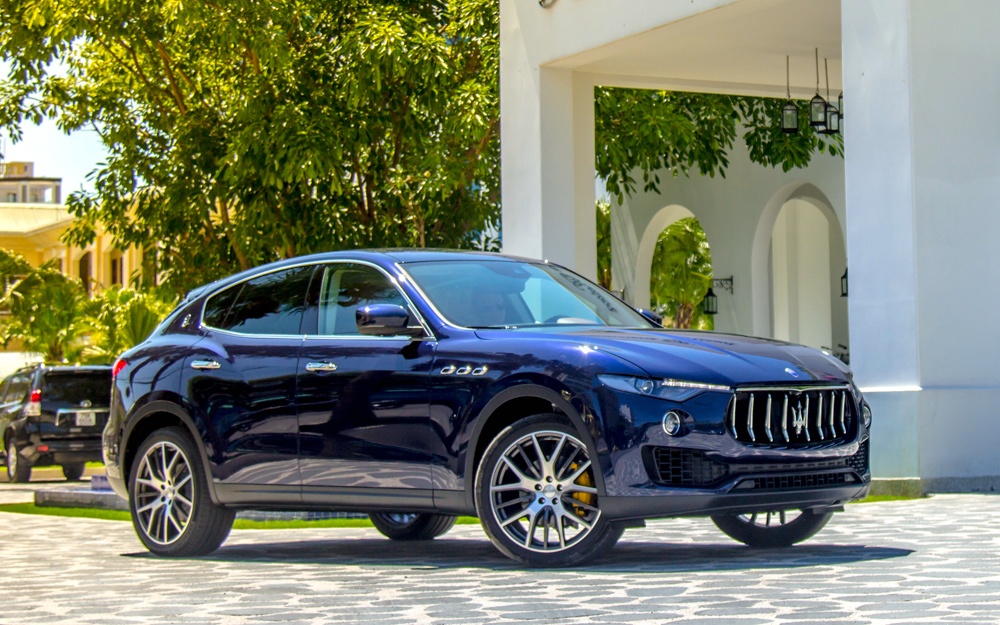 SUV hang sang Maserati Levante mau la o Da Nang hinh anh