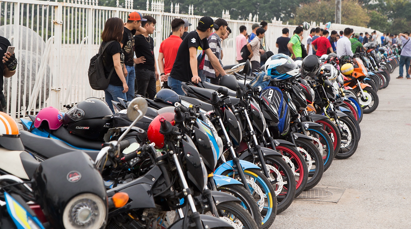 Dan Suzuki Raider R150 o Ha Noi anh 3