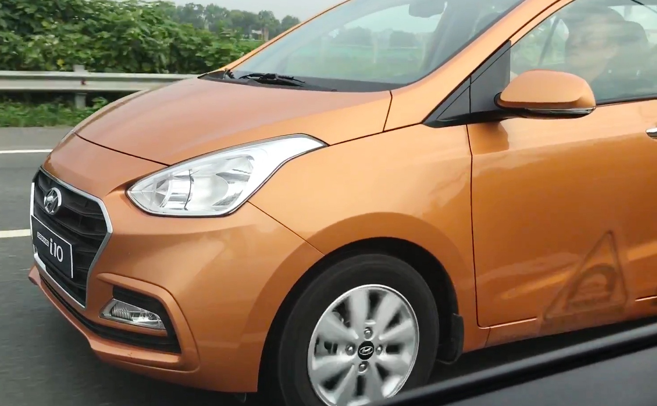 Hyundai Grand i10 2017 lap rap o Viet Nam chay thu nghiem hinh anh