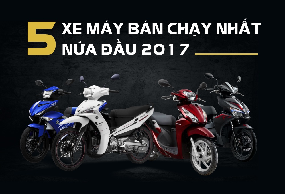5 xe may ban chay nhat nua dau 2017 o Viet Nam hinh anh
