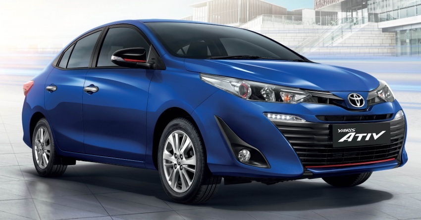 Sedan gia re Toyota Yaris Ativ ra mat o Thai Lan hinh anh