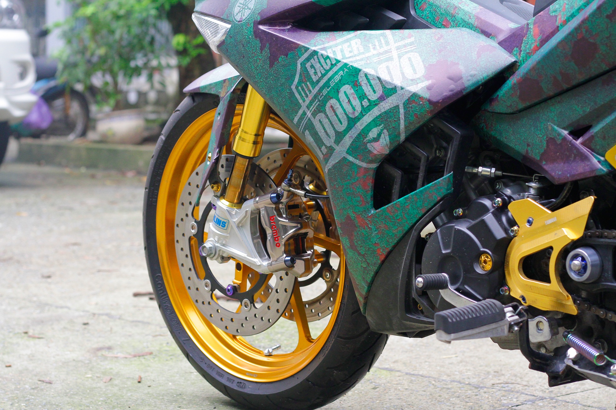 Exciter 150 do phong cach gi set o Ha Noi anh 4