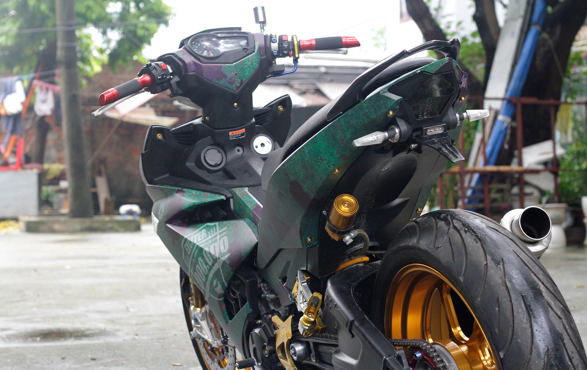 Exciter 150 do phong cach gi set o Ha Noi anh 6