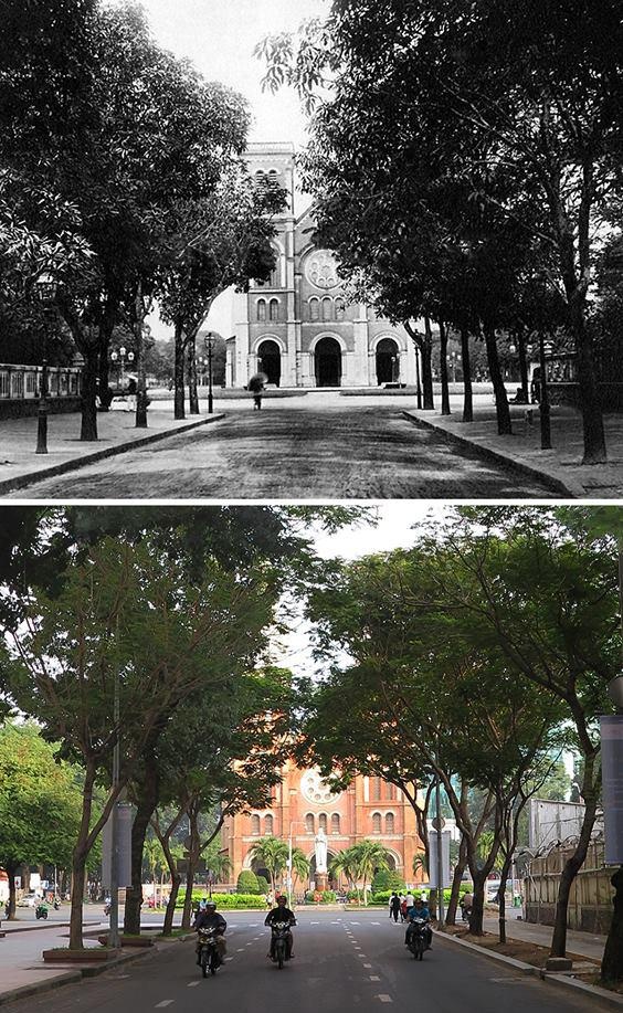 Nha tho Duc Ba Sai Gon xua va nay anh 6