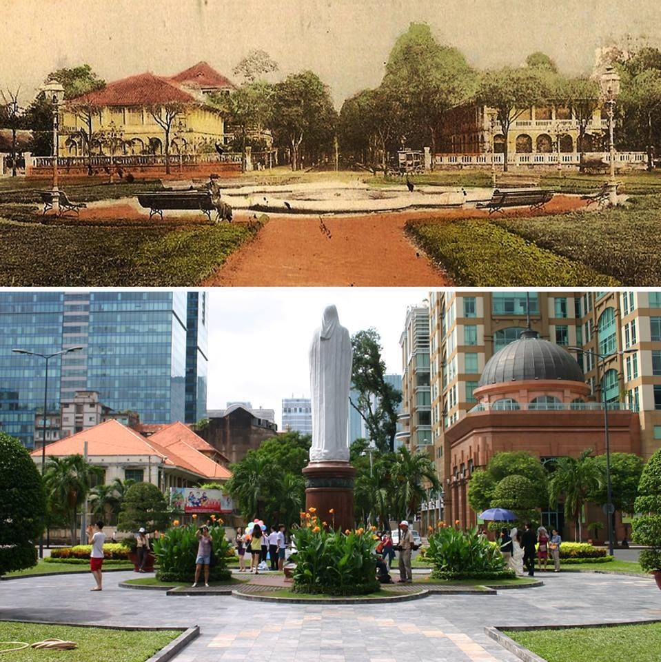 Nha tho Duc Ba Sai Gon xua va nay anh 7