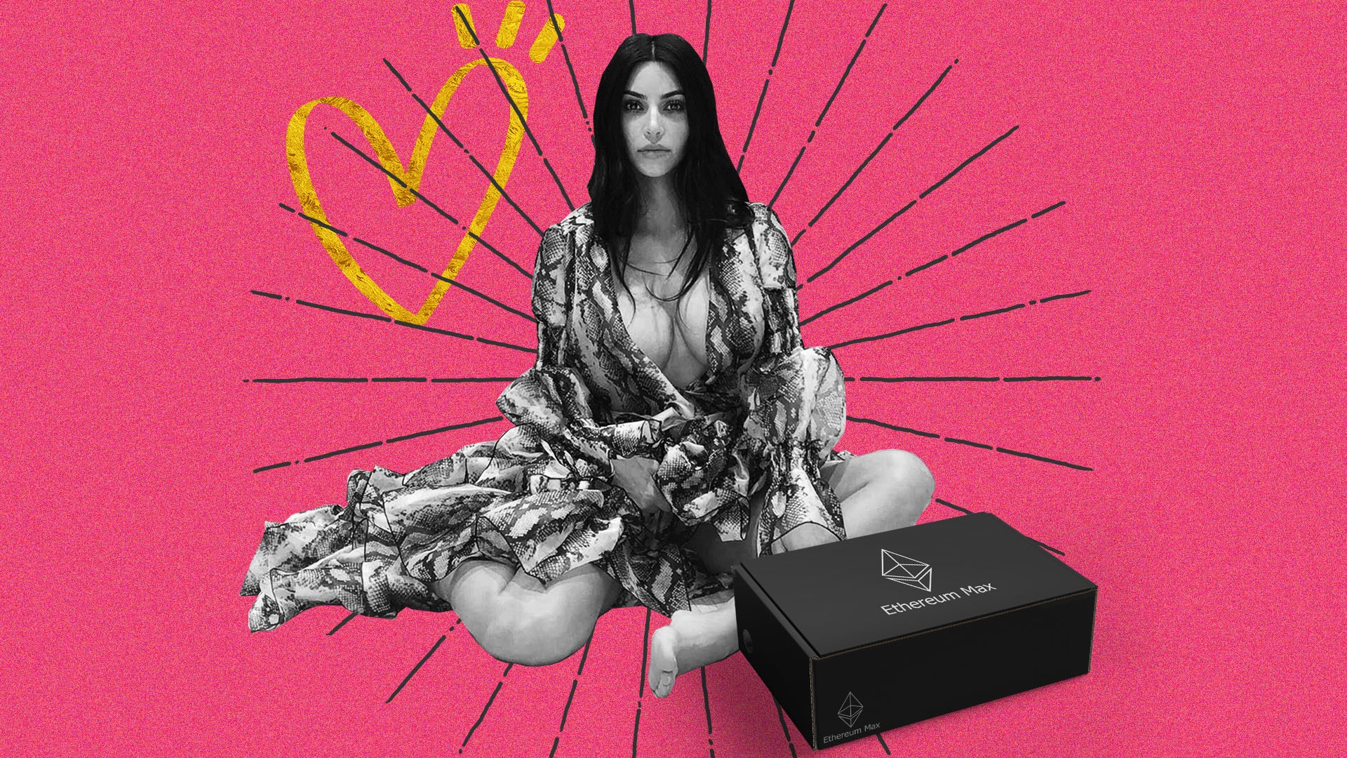 Kim Kardashian quang cao coin rac hinh anh