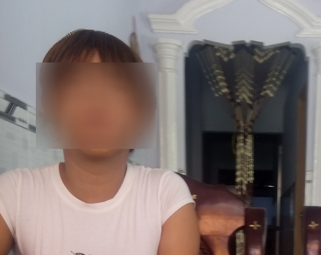 Cuoc song khon kho cua co gai bi nguoi tinh cat trui toc hinh anh