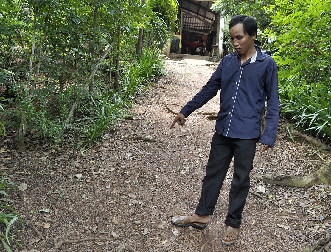 Hiện trường vụ án. Ảnh: Ngọc An