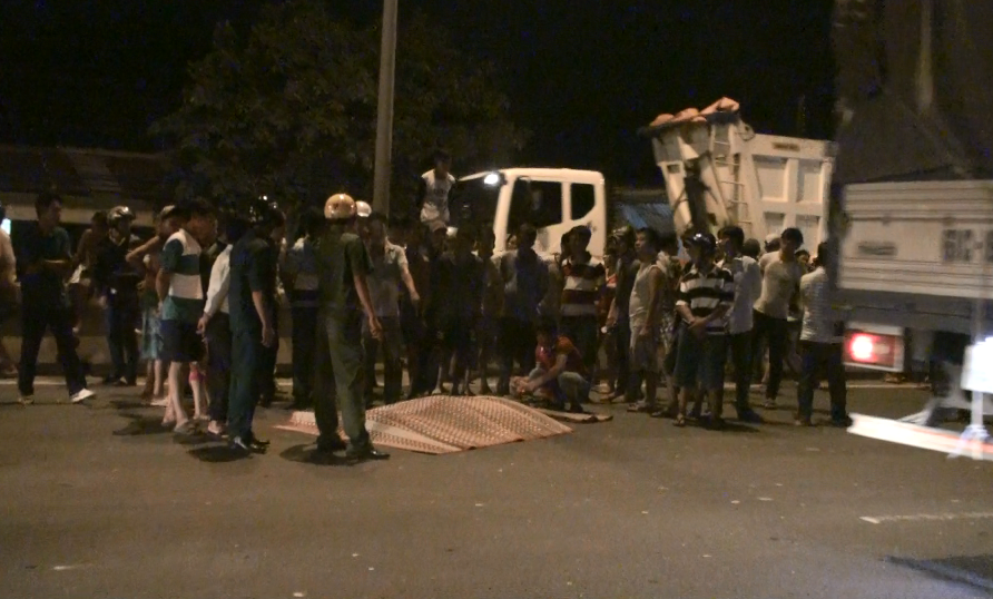 Hiện trường vụ tai nạn. Ảnh: Ngọc An