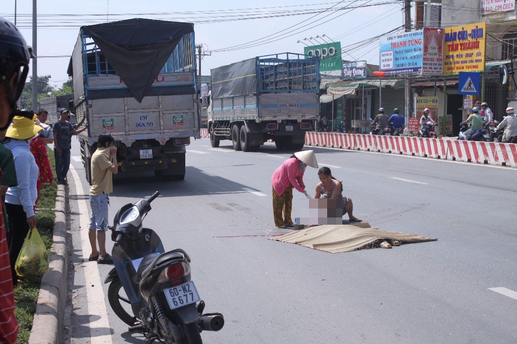 Hiện trường vụ tai nạn. Ảnh: Ngọc An