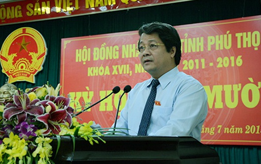 Bí thư tỉnh ủy Phú Thọ Hoàng Dân Mạc tái đắc cử. Ảnh: Báo Phú Thọ.