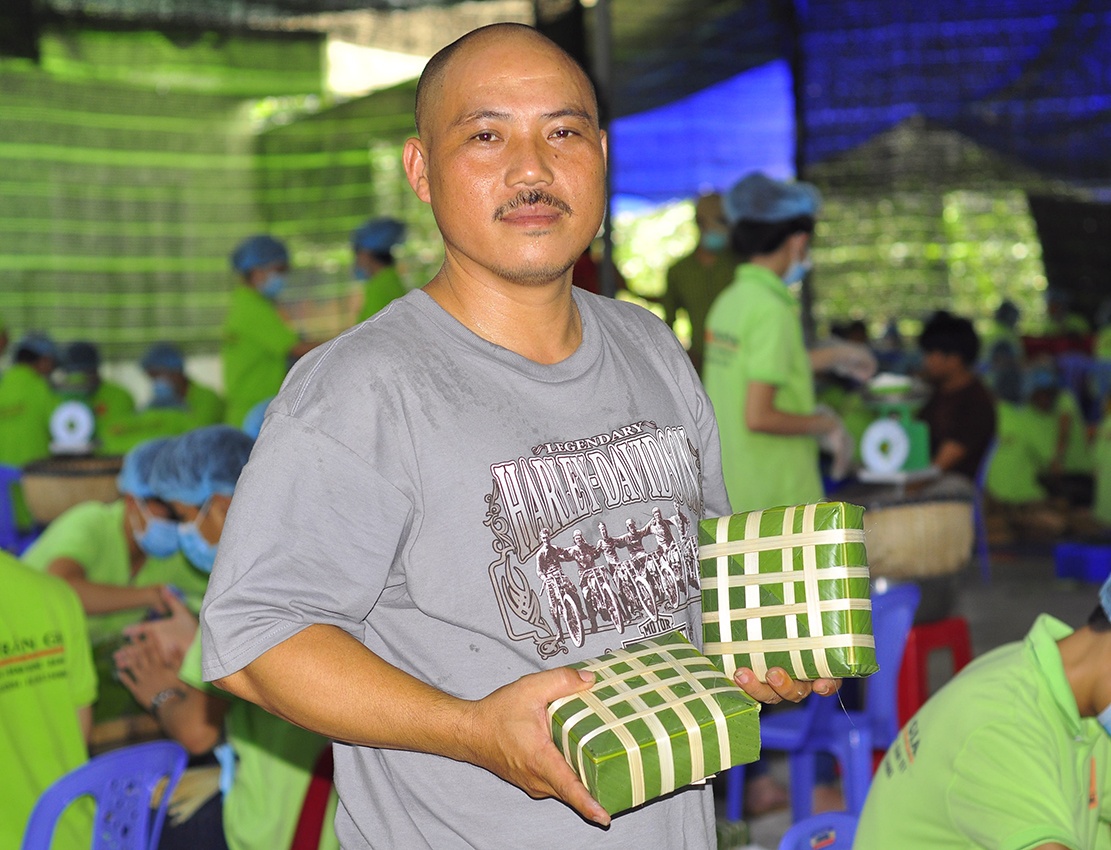 'Vua' banh chung xuat ngoai hinh anh