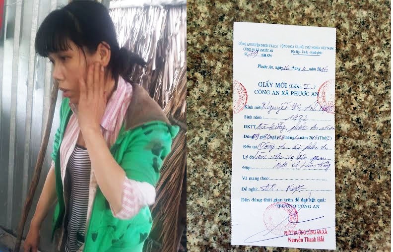 Nguoi phu nu dung ra to cao nhan duoc giay dinh chi vu an hinh anh