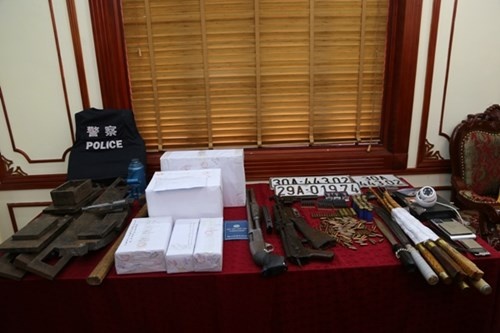 Dong co trum ma tuy Lang Son chong tra cong an hinh anh