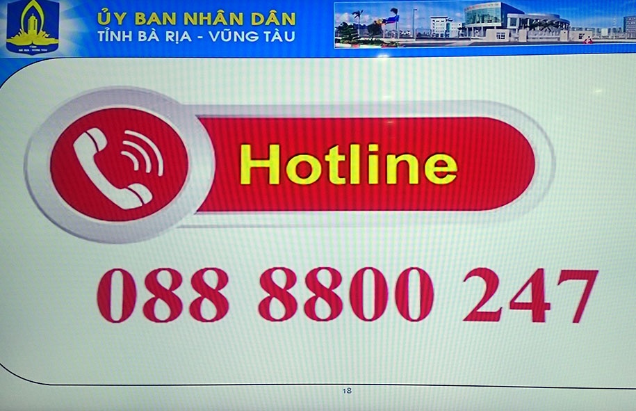 Ba Ria - Vung Tau cong bo duong day nong cua lanh dao hinh anh