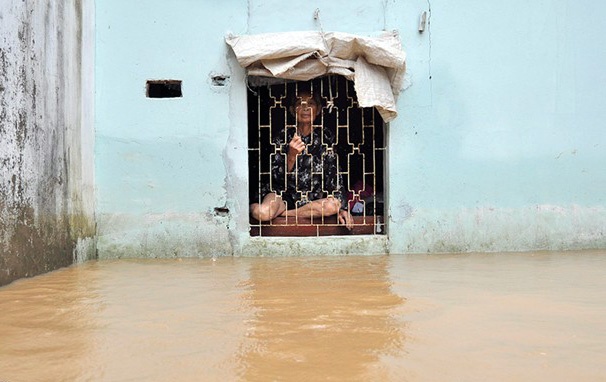Ngap trien mien, dan Bien Hoa ban nha di noi khac song hinh anh
