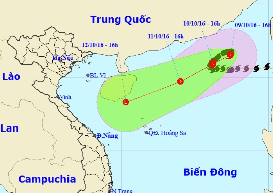 Bao so 6 di chuyen cham tren Bien Dong hinh anh