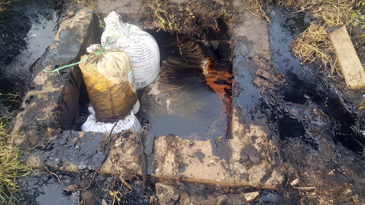 xa thai ra moi truong anh 2