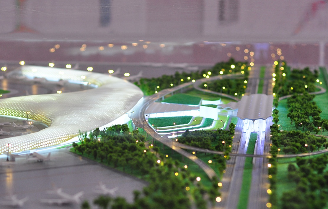 Trung bay kien truc nha ga san bay Long Thanh o Dong Nai hinh anh