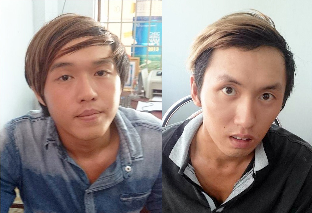 Hai thanh nien cuop xe tay ga cua co gai trong dem hinh anh