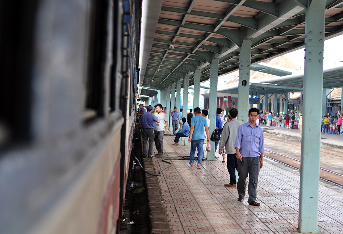 tren chuyen tau Tet anh 1