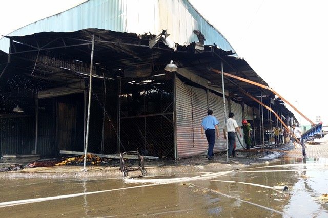 cháy chợ ở Đồng Nai ảnh 1 chay cho o Dong Nai anh 1