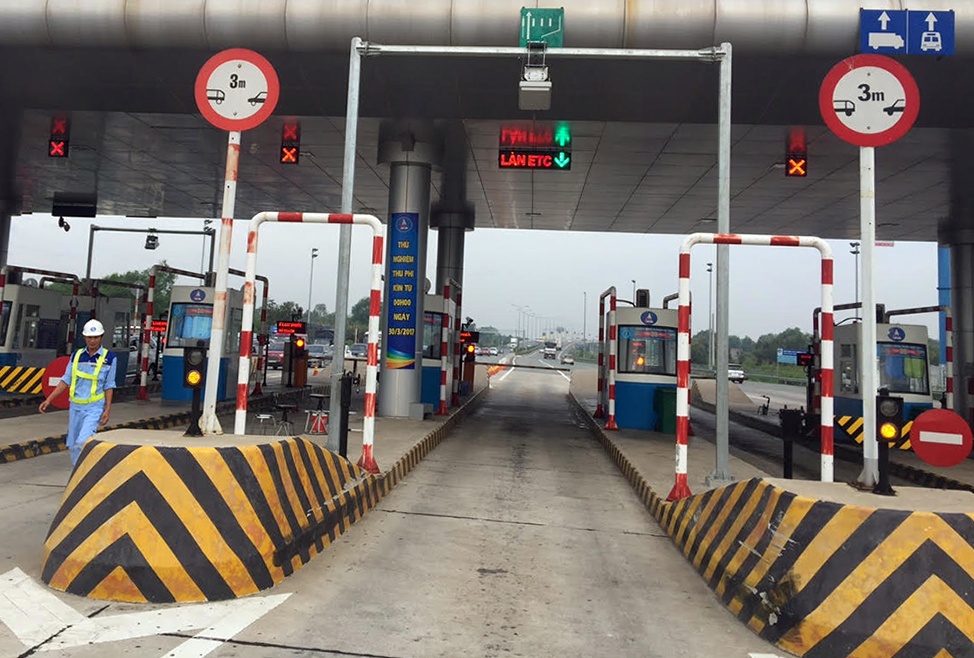 Thu phi bang the dien tu tren cao toc TP.HCM - Long Thanh hinh anh