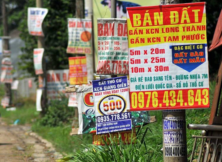 Phan lo ban nen o at quanh du an san bay quoc te Long Thanh hinh anh