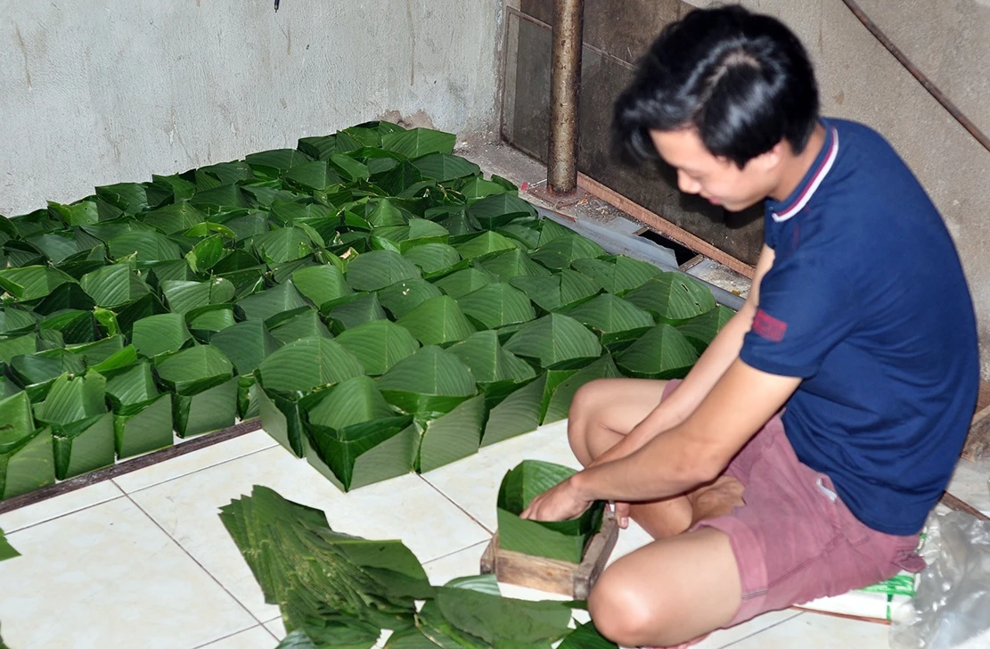 lang banh chung vao Tet anh 1