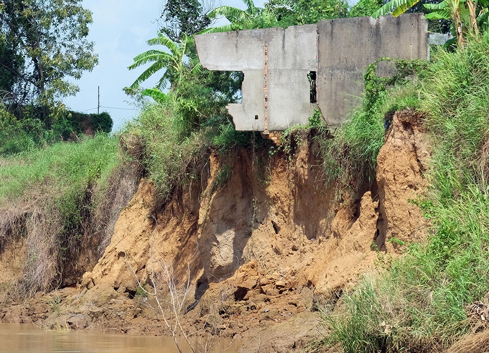 Hang loat can nha, khu cho bi do ap xuong song Dong Nai hinh anh