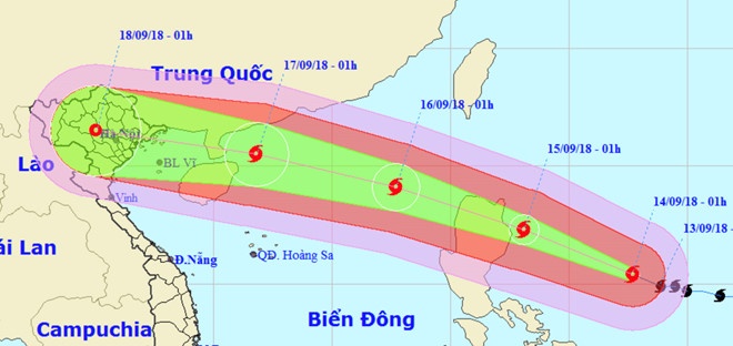 Ha Noi len ke hoach ung pho sieu bao Mangkhut hinh anh