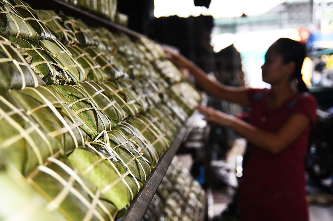 lang goi banh chung,  tet ky hoi,  xuat khau anh 10