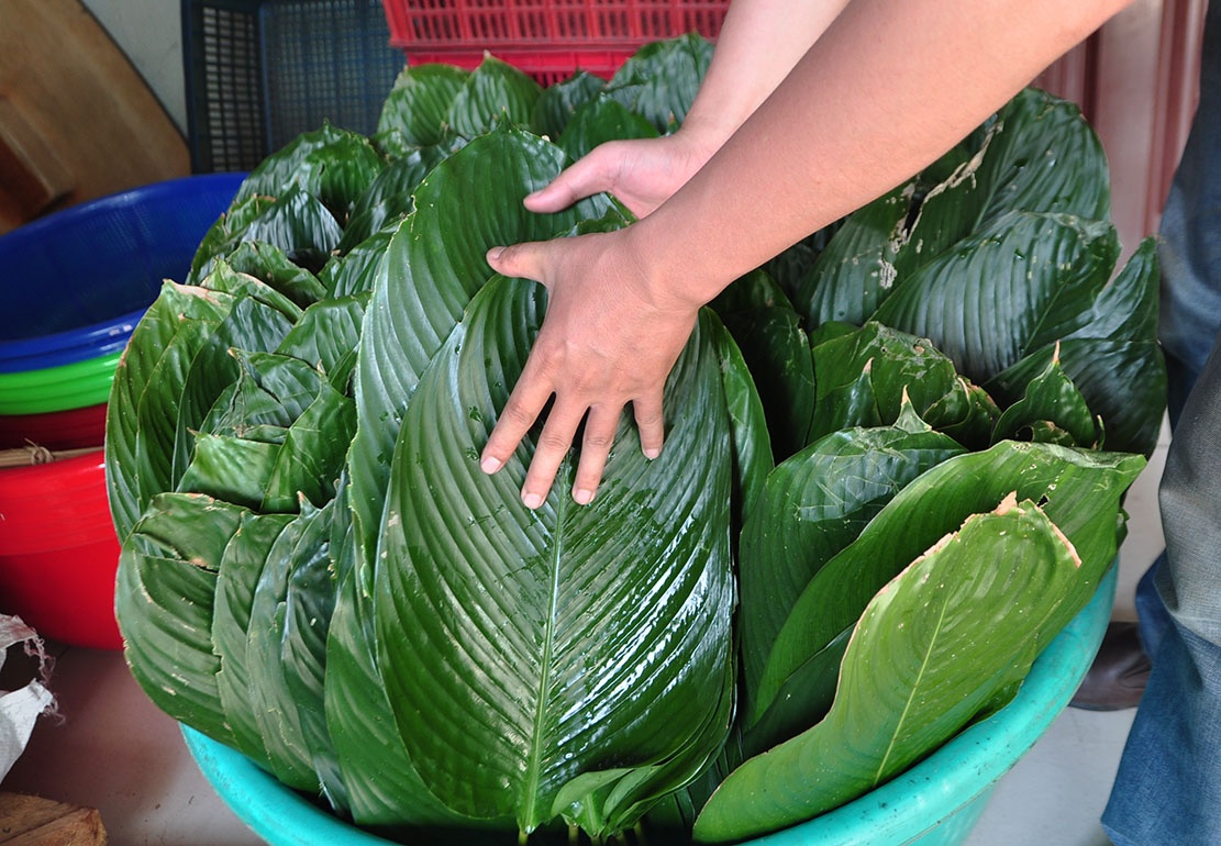 lang goi banh chung,  tet ky hoi,  xuat khau anh 2