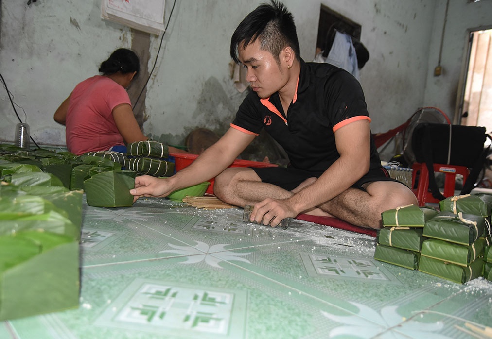 lang goi banh chung,  tet ky hoi,  xuat khau anh 7