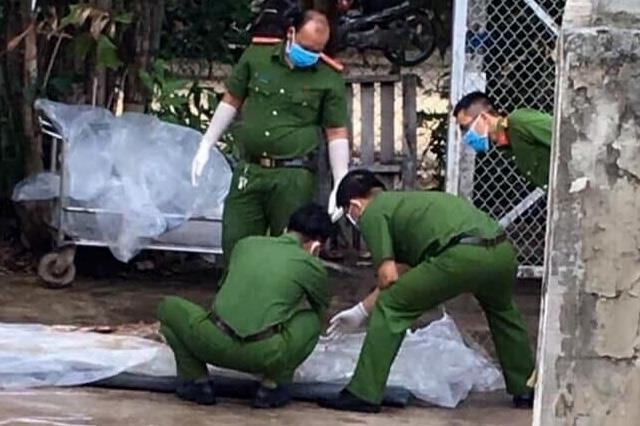 Loi khai cua 4 nghi can sat hai 2 nguoi dan ong roi bo xac vao be tong hinh anh